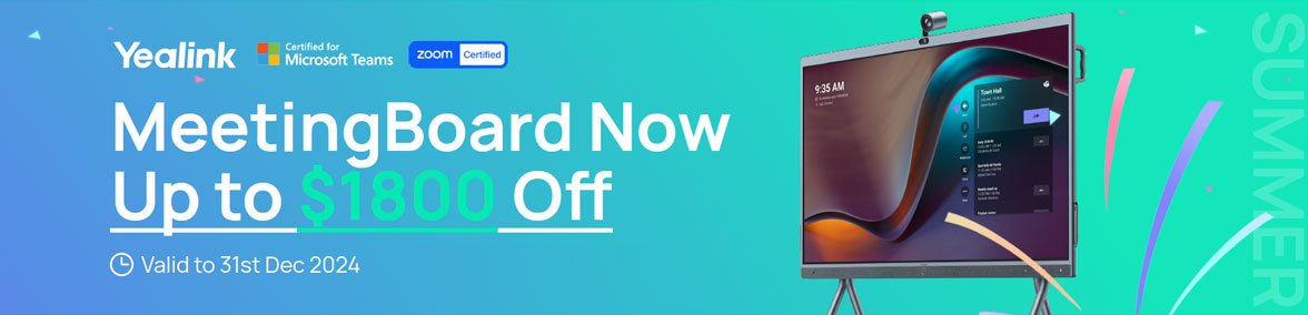 Save Up to $1800 on Yealink Meetingboard All-in-One Video Meeting & Collaboration Solution - The Telecom Spot