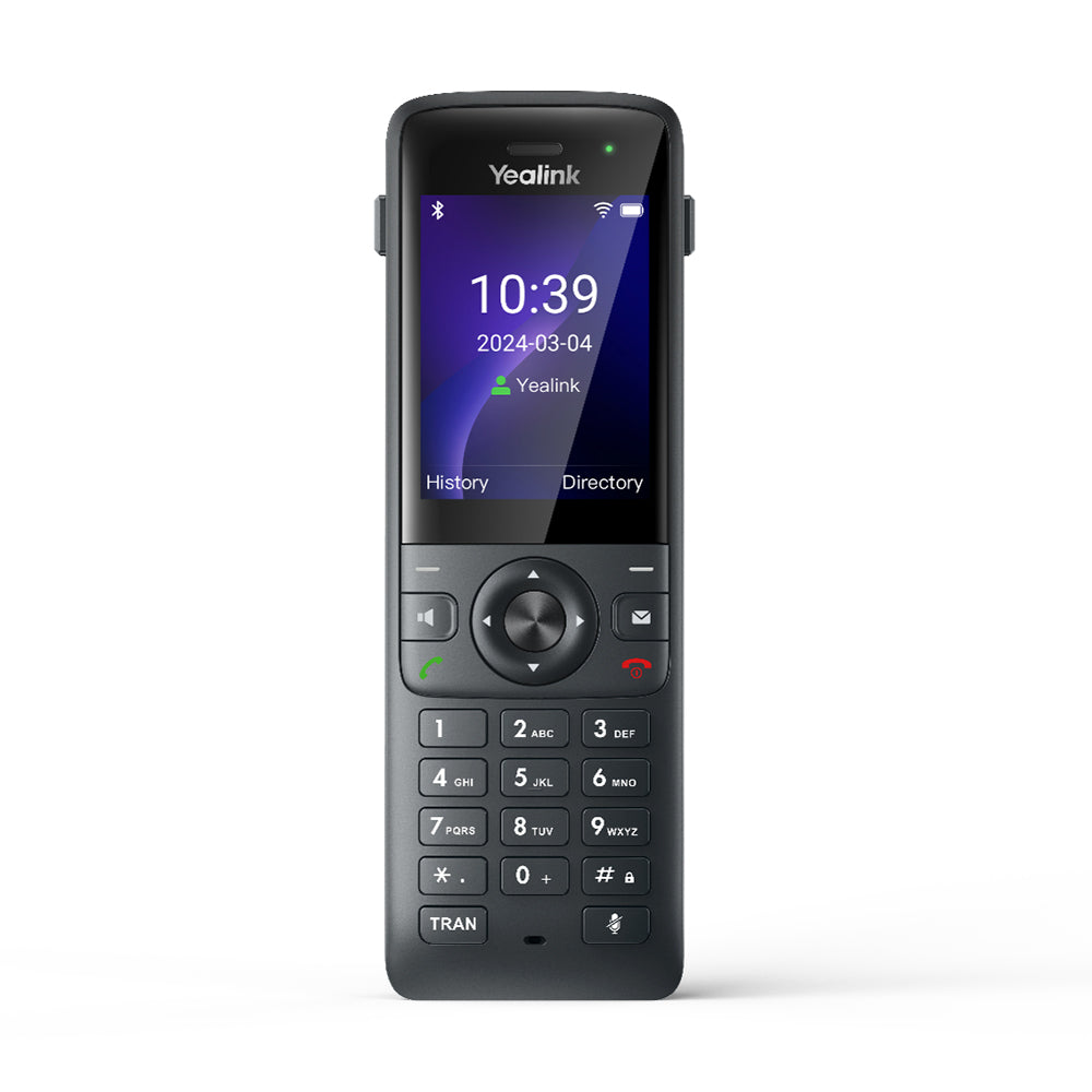 Yealink AX83H Wi-Fi Handset - Dual-Band Wi-Fi 6, HD Voice, Bluetooth