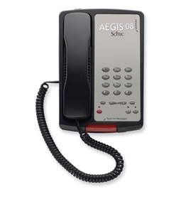 Cetis 80012 Single-Line Speakerphone w/MRL AEGIS-PS-08BK - The Telecom Spot