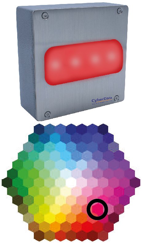 Cyberdata 011479 SIP Outdoor RGB (Multi-Color) Strobe 011479 - The Telecom Spot