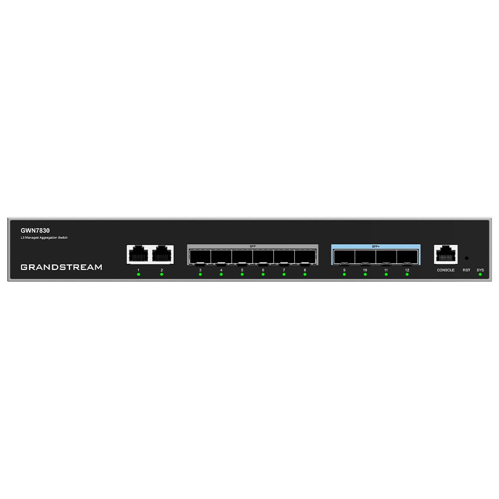 Grandstream GWN7830 Layer 3 Aggregation Network Switch GWN7830 - The Telecom Spot