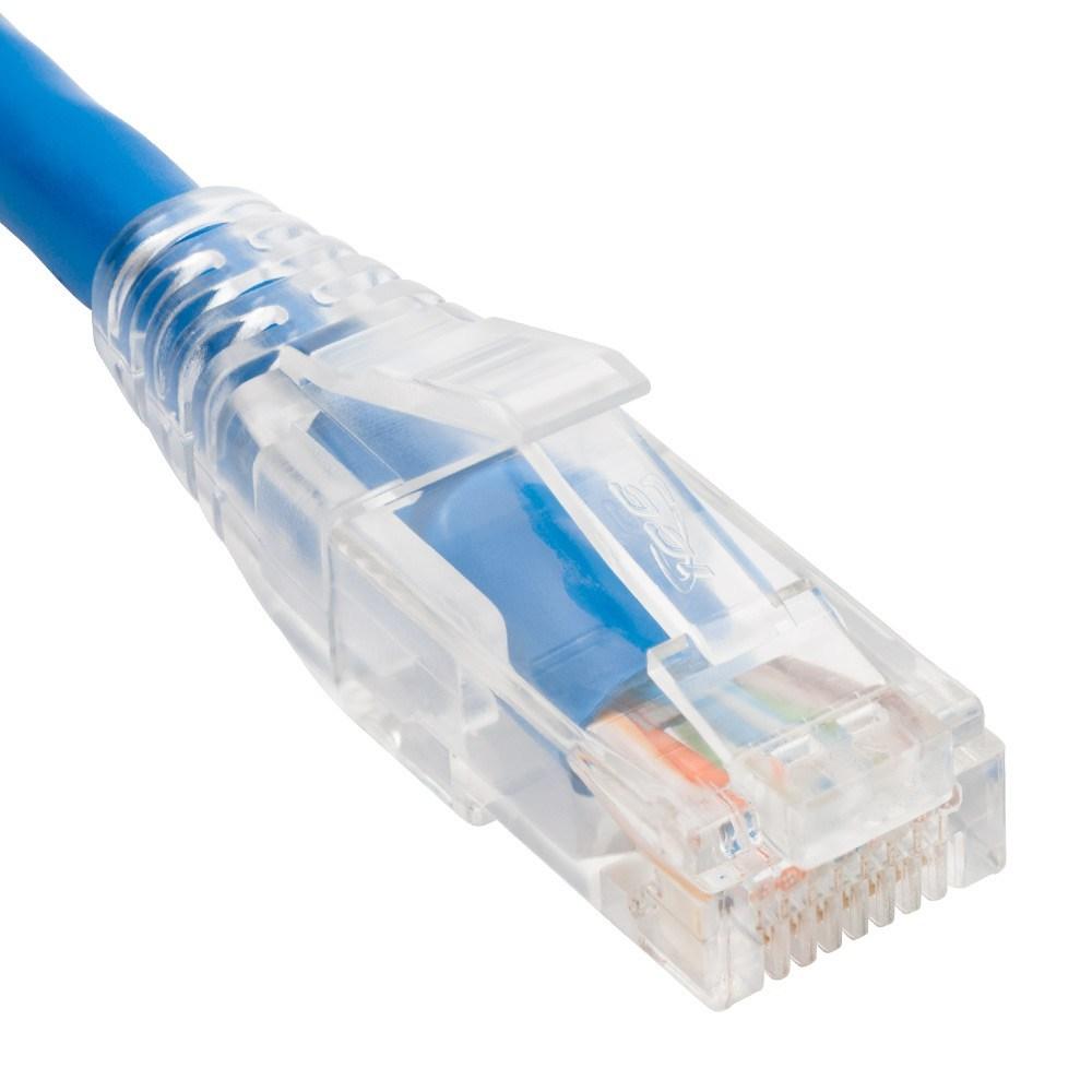 ICC Patch Cord CAT6 CLEAR BOOT- 3' BLUE ICPCST03BL - The Telecom Spot