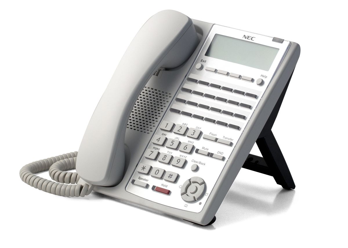 NEC SL1100 24-Button Digital Telephone (White) NEC-1100062 - The Telecom Spot