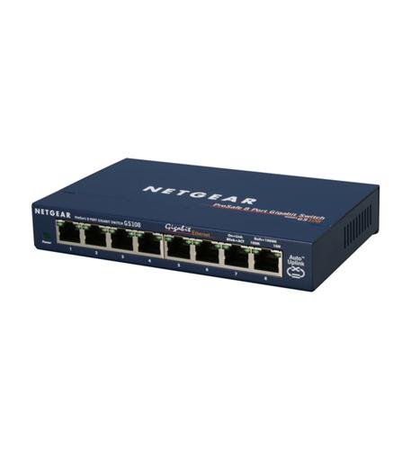 Netgear ProSafe 8 Port Gigabit Switch GS108-400NAS - The Telecom Spot