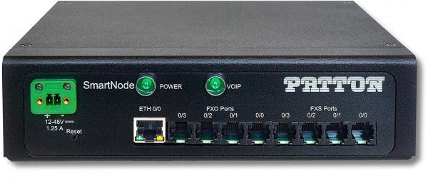 Patton SN4141E/2JS2V/DC VoIP Gateway - 2 FXS SN4141E/2JS2V/DC - The Telecom Spot