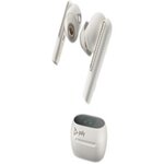 Plantronics VOYAGER FREE 60+ UC with touchscreen charge case (computer mobile & 3.5MM) USB-C TRUE wireless earbuds (F60TR F60TL CBF60+ BT700C) White World wide 7Y8G6AA - The Telecom Spot