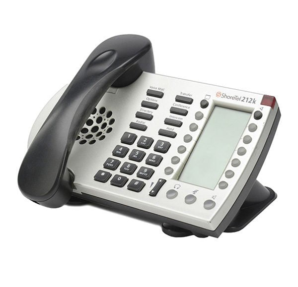 ShoreTel 212K IP Phone SHOR-IP212K-Black-Refurbished - The Telecom Spot