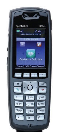 SpectraLink 8440 Handset, Black 2200 - 37148 - 001 - 01 - The Telecom Spot