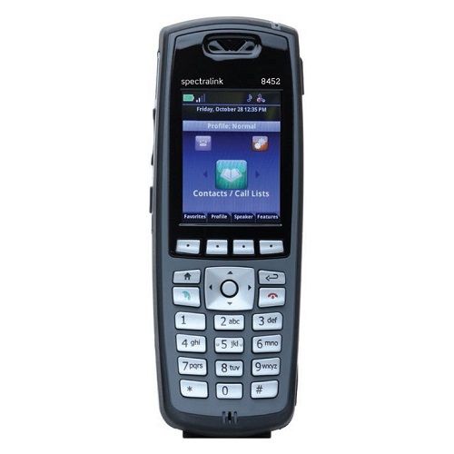 SpectraLink 8452 Handset, Black, with Lync Supprt 2200 - 37172 - 001 - The Telecom Spot