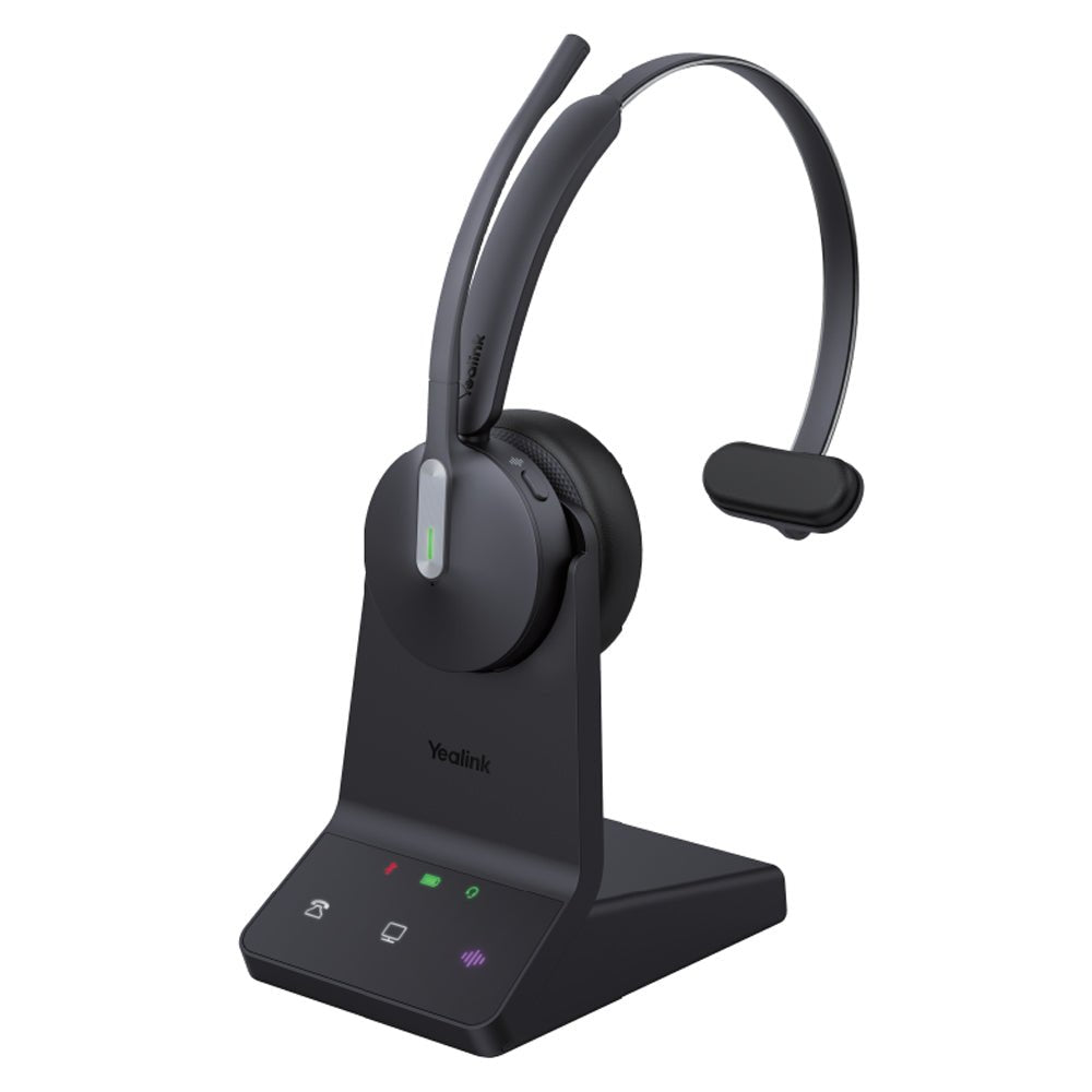 Yealink WH64 DECT/Bluetooth Hybrid Wireless Headset WH64 - MONO - UC - The Telecom Spot