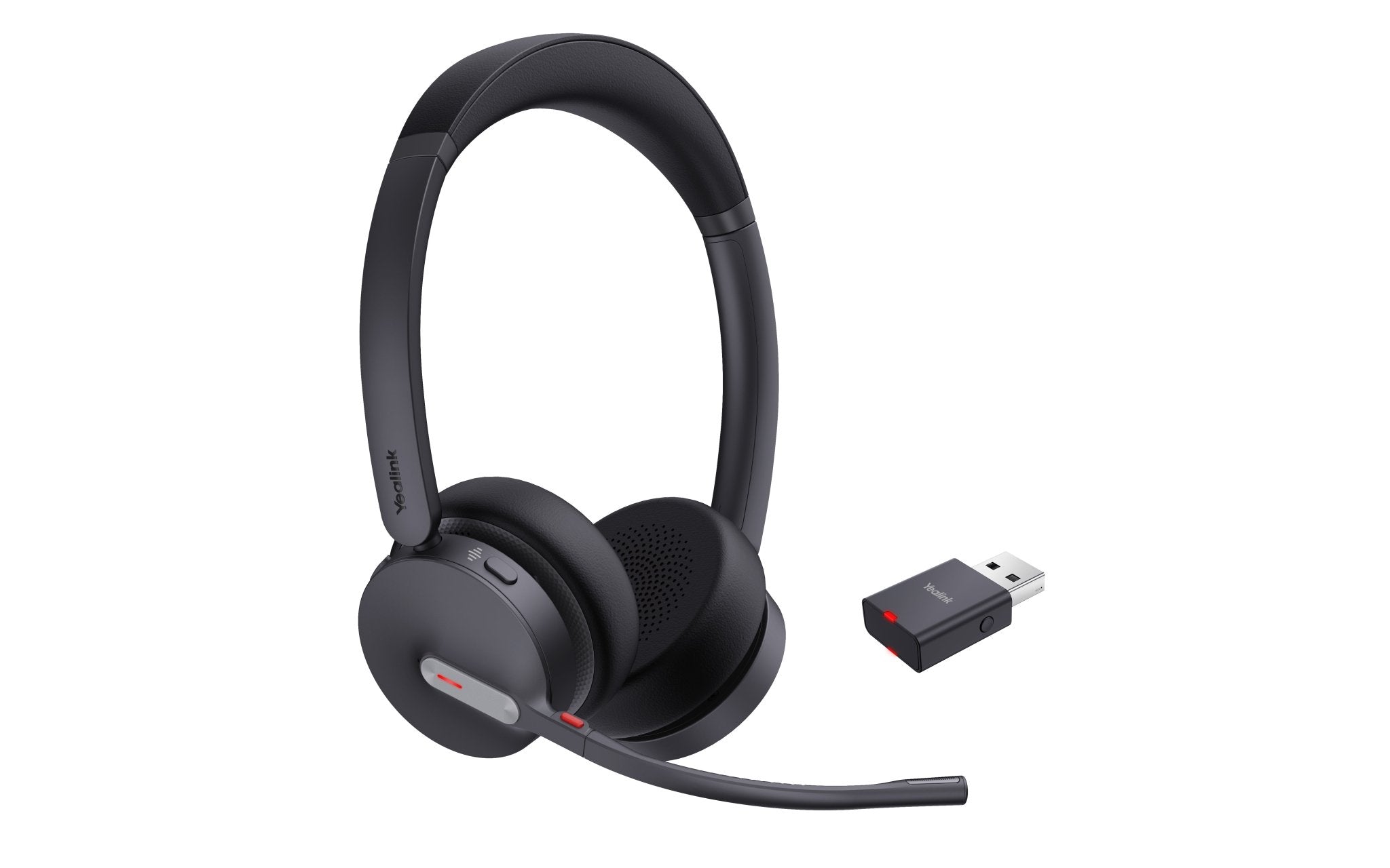 Yealink WH64 Hybrid DECT/Bluetooth Wireless Headset – Dual Connectivity, Noise - Cancelling WH64 - HYBRID - DUAL - UC - The Telecom Spot