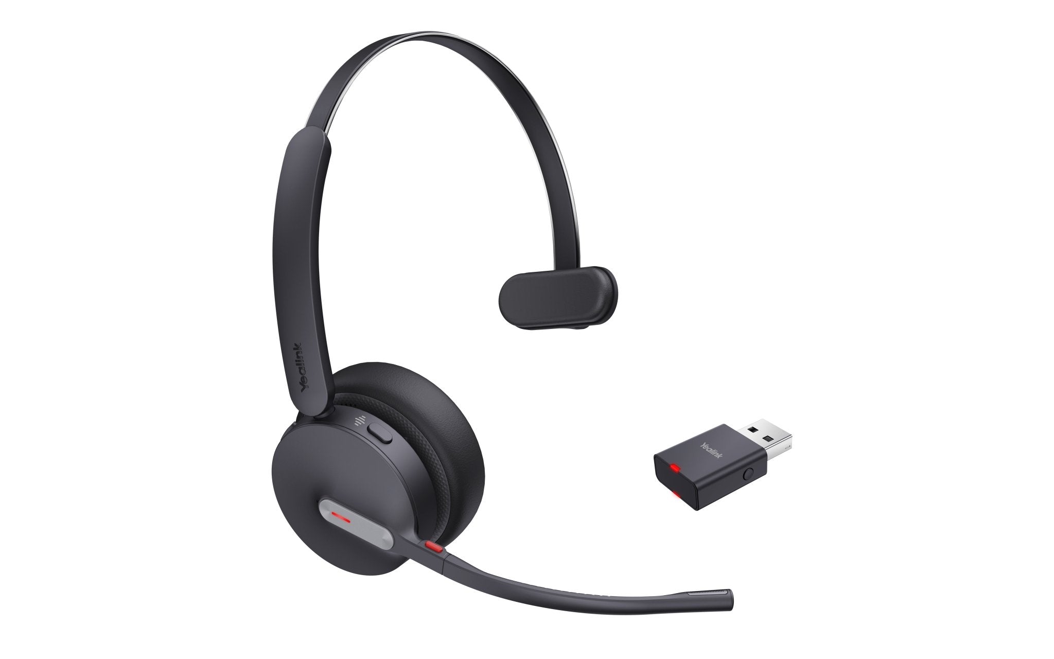 Yealink WH64 Hybrid DECT/Bluetooth Wireless Headset – Dual Connectivity, Noise - Cancelling WH64 - HYBRID - MONO - UC - The Telecom Spot